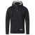 D555 Lorenzo Half zip Hoodie Black - φούτερ/Φούτερ με κουκούλα - φούτερ/Φούτερ με κουκούλα ανδρικά μεγάλα μεγέθη