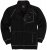 Adamo Manuel Sweatshirt with Zipper Black - φούτερ/Φούτερ με κουκούλα - φούτερ/Φούτερ με κουκούλα ανδρικά μεγάλα μεγέθη 