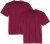 Adamo Marlon Comfort fit 2-pack T-shirt Blackberry - Μακό μπλουζάκια - Aνδρικά μπλουζεσ μεγάλα μεγέθη