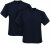 Adamo Marlon Comfort fit 2-pack T-shirt Navy - Μακό μπλουζάκια - Aνδρικά μπλουζεσ μεγάλα μεγέθη