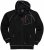 Adamo Michael Hoodie with Zipper Black - φούτερ/Φούτερ με κουκούλα - φούτερ/Φούτερ με κουκούλα ανδρικά μεγάλα μεγέθη 