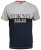 D555 Morris T-shirt Navy - Μακό μπλουζάκια - Aνδρικά μπλουζεσ μεγάλα μεγέθη