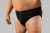 20 Nodi Stretch Cotton Briefs with Embroidered Side Label Black - Εσώρουχα/Μαγιό - Aνδρικά Εσώρουχα μεγάλα μεγέθη