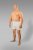 20 Nodi Combed Cotton Jersey Boxer with Front Button Fly White - Εσώρουχα/Μαγιό - Aνδρικά Εσώρουχα μεγάλα μεγέθη