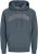 Jack & Jones CALEB Hoodie Blue - φούτερ/Φούτερ με κουκούλα - φούτερ/Φούτερ με κουκούλα ανδρικά μεγάλα μεγέθη 