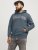 Jack & Jones CALEB Hoodie Blue - φούτερ/Φούτερ με κουκούλα - φούτερ/Φούτερ με κουκούλα ανδρικά μεγάλα μεγέθη 