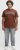 Jack & Jones Caleb Varsity T-Shirt Red - Μακό μπλουζάκια - Aνδρικά μπλουζεσ μεγάλα μεγέθη