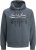 Jack & Jones 2 COL LOGO Hoodie Grey - φούτερ/Φούτερ με κουκούλα - φούτερ/Φούτερ με κουκούλα ανδρικά μεγάλα μεγέθη 