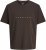 Jack & Jones STAR T-shirt Brown - Μακό μπλουζάκια - Aνδρικά μπλουζεσ μεγάλα μεγέθη