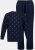 JP1880 Two-piece Pyjamas Long Sleeve and Long Trousers Navy - Εσώρουχα/Μαγιό - Aνδρικά Εσώρουχα μεγάλα μεγέθη