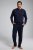 JP1880 Two-piece Pyjamas Long Sleeve and Long Trousers Navy - Εσώρουχα/Μαγιό - Aνδρικά Εσώρουχα μεγάλα μεγέθη