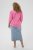 Kaffe Curve Karlia 3/4 Sleeve Blouse Pink - Πουκάμισα και τουνίκ - 