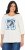 Ulla Popken Photo Graphic 3/4 Sleeve Tee Pearl White - Τυπωμένα T-shirts για γυναίκες - 