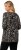 Ulla Popken Number Print 3/4 Sleeve Tee Black - Τυπωμένα T-shirts για γυναίκες - 