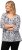 Ulla Popken Number Print 3/4 Sleeve Tee Snow White - Τυπωμένα T-shirts για γυναίκες - 