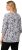 Ulla Popken Number Print 3/4 Sleeve Tee Snow White - Τυπωμένα T-shirts για γυναίκες - 