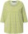 Ulla Popken Flower Print 3/4 Sleeve A-Line Tee Lime - Τυπωμένα T-shirts για γυναίκες - 
