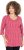 Ulla Popken Minimalist Ho Ho Ho Print 3/4 Sleeve Tee Salsa Red - Τυπωμένα T-shirts για γυναίκες - 