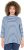Ulla Popken Striped 3/4 Sleeve Turtleneck Tee Light Blue - Τυπωμένα T-shirts για γυναίκες - 
