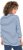 Ulla Popken Striped 3/4 Sleeve Turtleneck Tee Light Blue - Τυπωμένα T-shirts για γυναίκες - 