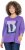 Ulla Popken Fashion Graphic T-Shirt Purple - Τυπωμένα T-shirts για γυναίκες - 
