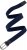 Ulla Popken Elastic Belt Blue - Γυναικείες ζώνες - 