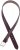 Ulla Popken Snake Embossed Belt Burgundy - Γυναικείες ζώνες - 
