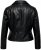 Only Carmakoma Emmy Biker Jacket Black - Δερμάτινα μπουφάν - 