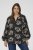 Kaffe Curve Kimmie Blouse Black Chalk Embroidery - Μπλούζες - 