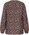 Kaffe Curve Belle Blouse Pink Black Graphic Flower - Μπλούζες - 