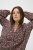 Kaffe Curve Belle Blouse Pink Black Graphic Flower - Μπλούζες - 