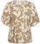 Kaffe Curve Marla Blouse Oak Chalk Leaf - Μπλούζες - 