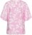 Kaffe Curve Marla Blouse Pink Frosting Chalk Leaf - Μπλούζες - 