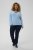 Kaffe Curve Jilanda V-Neck Pullover Blue - Πουλόβερ και πλεκτά - 