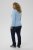 Kaffe Curve Jilanda V-Neck Pullover Blue - Πουλόβερ και πλεκτά - 