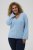 Kaffe Curve Jilanda V-Neck Pullover Blue - Πουλόβερ και πλεκτά - 
