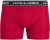 Jack & Jones Hector Solid Trunks 3-Pack Navy/Red/Grey - Μποξεράκια - μποξερακια ανδρικά μεγάλα μεγέθη