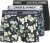 Jack & Jones Acray Flower Boxers 3-Pack Black/Navy - Εσώρουχα/Μαγιό - Aνδρικά Εσώρουχα μεγάλα μεγέθη