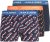 Jack & Jones Logo Trunks 3-Pack Navy Blazer - Εσώρουχα/Μαγιό - Aνδρικά Εσώρουχα μεγάλα μεγέθη