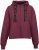 Nora Mikken GERTRUD Cropped Hoodie Burgundy - Φούτερ/Φούτερ με κουκούλα - 