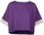 Nora Mikken AGNES Crop Top Purple - Μακό μπλουζάκια - 