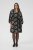 Kaffe Curve Kimmie Dress Black Chalk Embroidery - Μίντι φορέματα - 