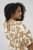 Kaffe Curve Marla Dress Oak Chalk Leaf - Μίντι φορέματα - 