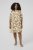 Kaffe Curve Marla Dress Oak Chalk Leaf - Μίντι φορέματα - 