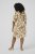 Kaffe Curve Marla Dress Oak Chalk Leaf - Μίντι φορέματα - 