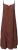 Kaffe Curve Emilia Dress Henna Brown - Μάξι φορέματα - 