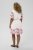 Kaffe Curve Rosa Mini Dress White Rose Border Flower - Μίνι φορέματα - 