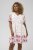 Kaffe Curve Rosa Mini Dress White Rose Border Flower - Μίνι φορέματα - 