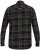 D555 Destin Checked Long Sleeve Shirt Black/Tan Check - Πουκάμισα με μακριά μανίκια - 