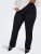 Only Carmakoma Pever Flared Pants Black - Παντελόνια - 